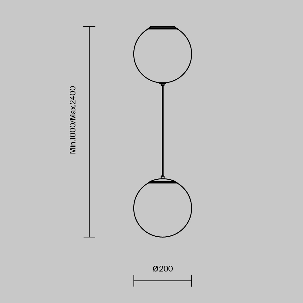 Подвесной светильник Twins 20Вт 3000К в Липецке