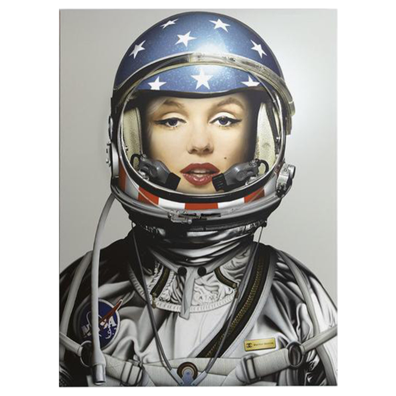 Неоновый постер Мерлин Монро в Скафандре Space Girl Marilyn Мульти Неоновый постер Мерлин Монро в Скафандре Space Girl Marilyn Мульти в Липецке | Loft Concept