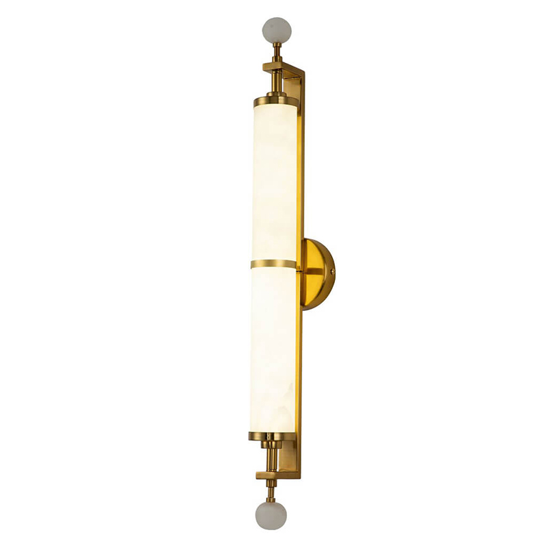 Бра Chantel Marble Wall Lamp M Латунь Белый Бра Chantel Marble Wall Lamp M Латунь Белый в Липецке | Loft Concept