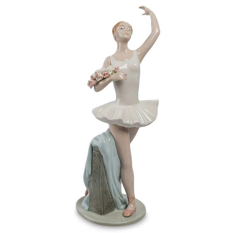 Статуэтка фарфоровая Прима-балерина Charming Statuette Белый Розовый Серо-голубой Бежевый Серый Статуэтка фарфоровая Прима-балерина Charming Statuette Белый Розовый Серо-голубой Бежевый Серый в Липецке | Loft Concept