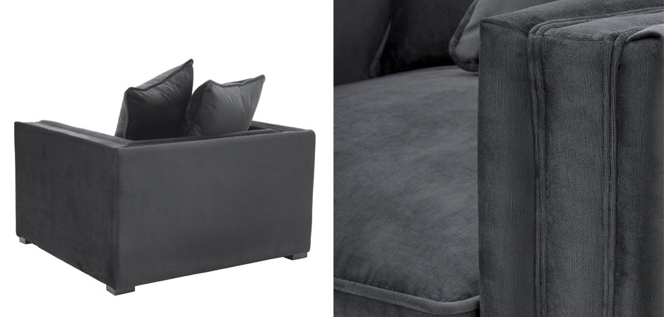 Кресло Eichholtz Chair Menorca Black Кресло Eichholtz Chair Menorca Black - Loft-Concept в Липецке