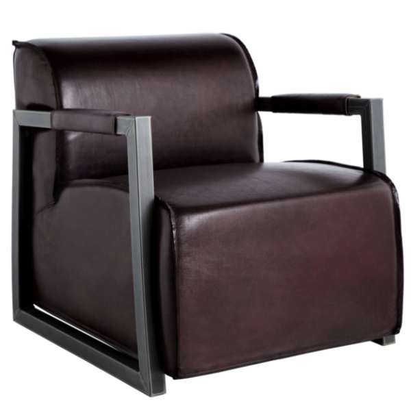 Кресло Leather Tank Коричневый Кресло Leather Tank Коричневый в Липецке | Loft Concept