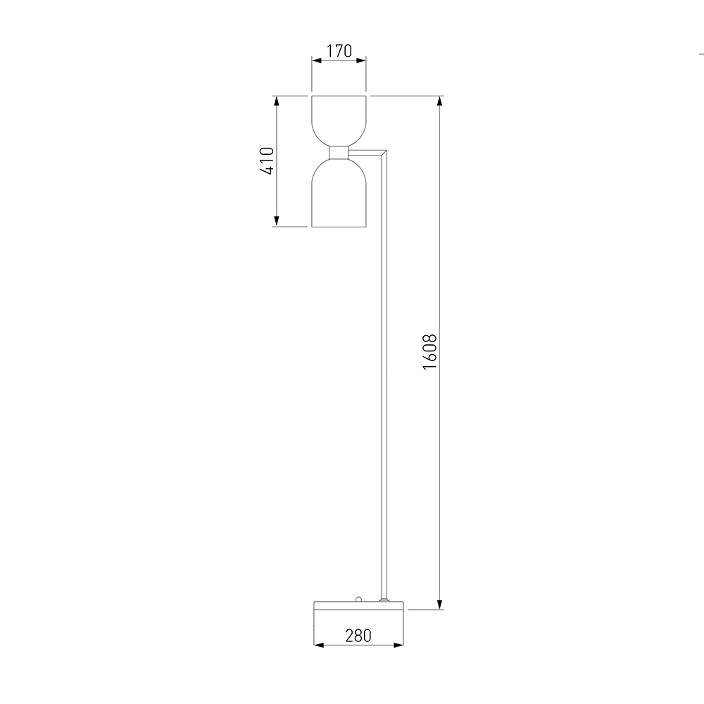 Торшер Light maker studio white and smok brass Торшер Light maker studio white and smok brass в Липецке