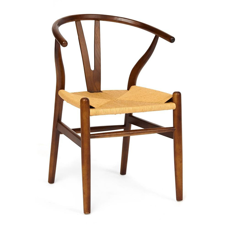 Стул Scandinavian Hand Weaving Elm ручное плетение Орех Бежевый Стул Scandinavian Hand Weaving Elm ручное плетение Орех Бежевый в Липецке | Loft Concept