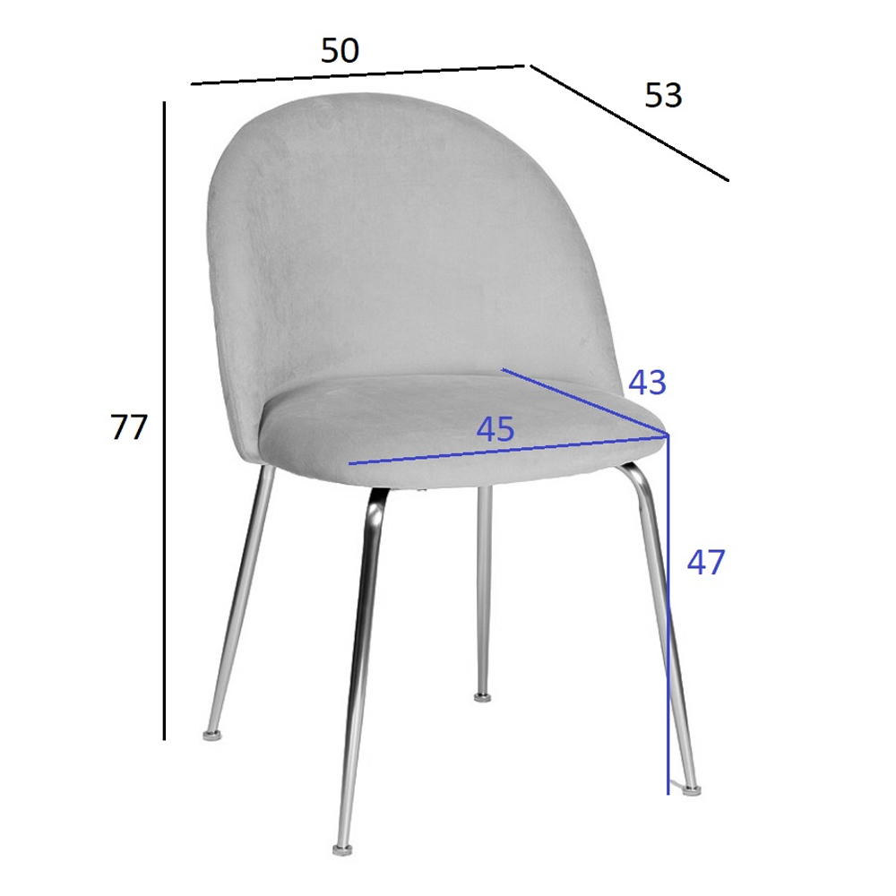 Стул велюровый хаки на золотистых металлических ножках Vendramin Chair в Липецке