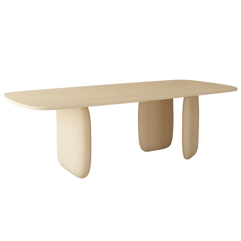 Обеденный стол Colon Dining Table Древесина Бежевый Обеденный стол Colon Dining Table Древесина Бежевый в Липецке | Loft Concept
