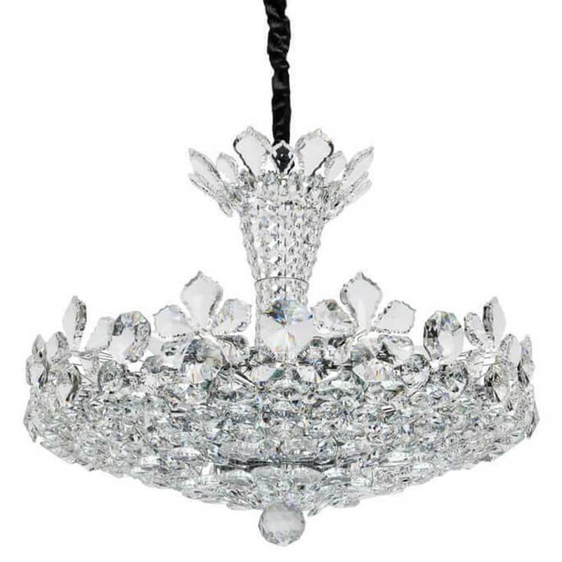Люстра Griselda Crystal Chandelier 62 Хром Прозрачный Люстра Griselda Crystal Chandelier 62 Хром Прозрачный в Липецке | Loft Concept