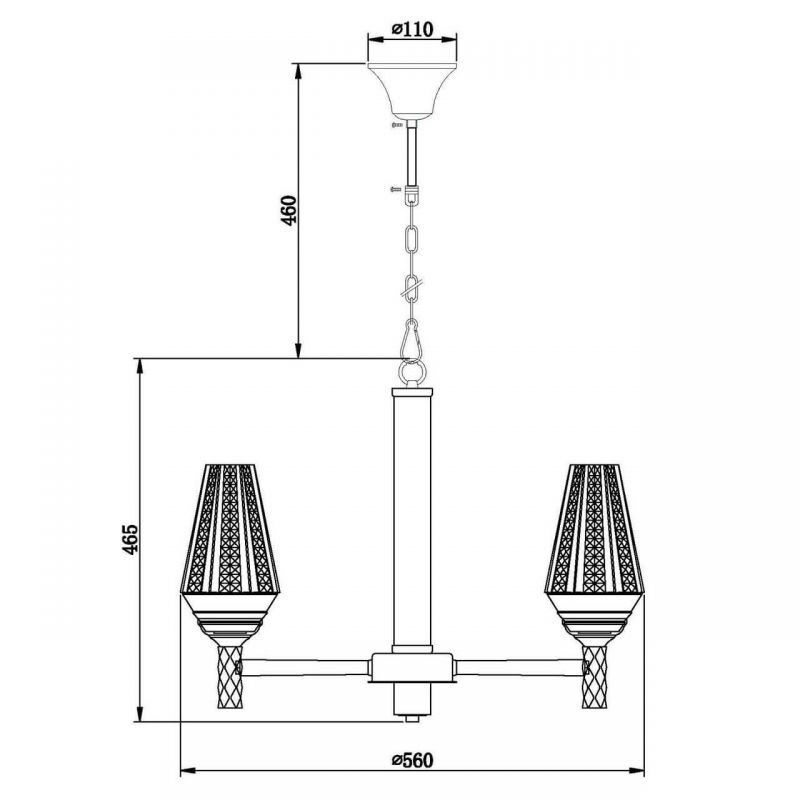 Люстра Ribbed Chandelier Люстра Ribbed Chandelier в Липецке