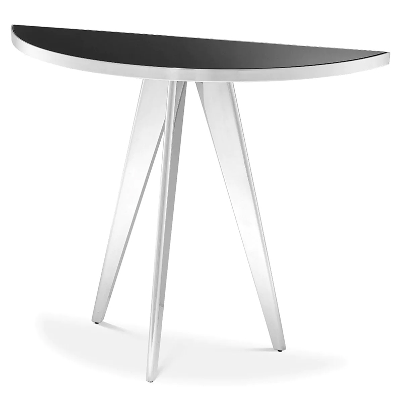 Консоль Eichholtz Console Table Aston Черный Хром Консоль Eichholtz Console Table Aston Черный Хром в Липецке | Loft Concept
