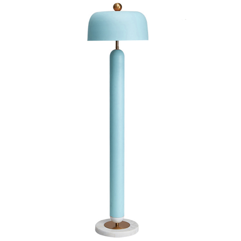 Meet blue Floor lamp Голубой Латунь в Липецке | Loft Concept 