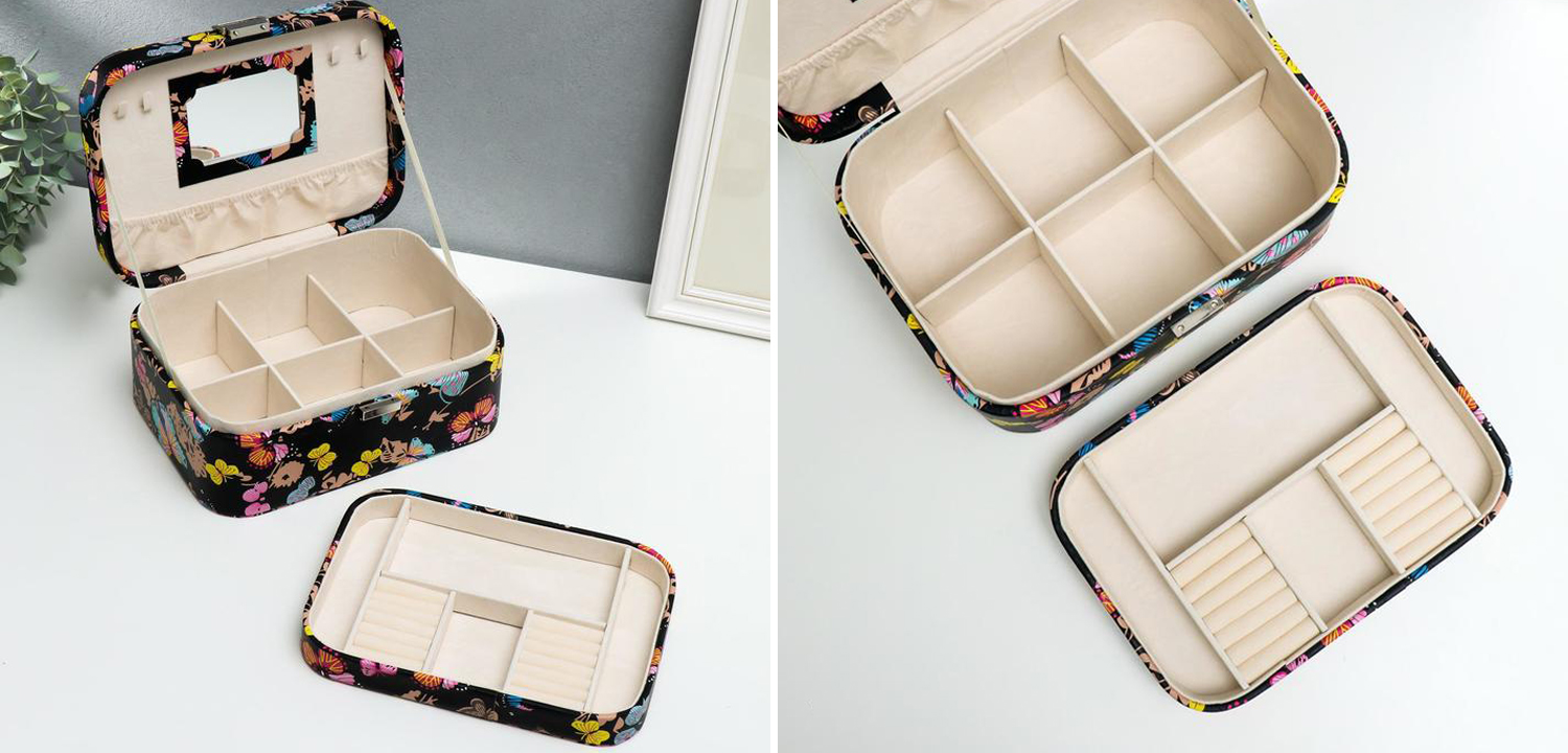 Шкатулка Butterflies Jewerly Organizer Box - фото