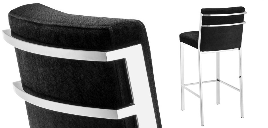 Барный стул Eichholtz Bar Stool Scott Steel Барный стул Eichholtz Bar Stool Scott Steel - Loft-Concept в Липецке
