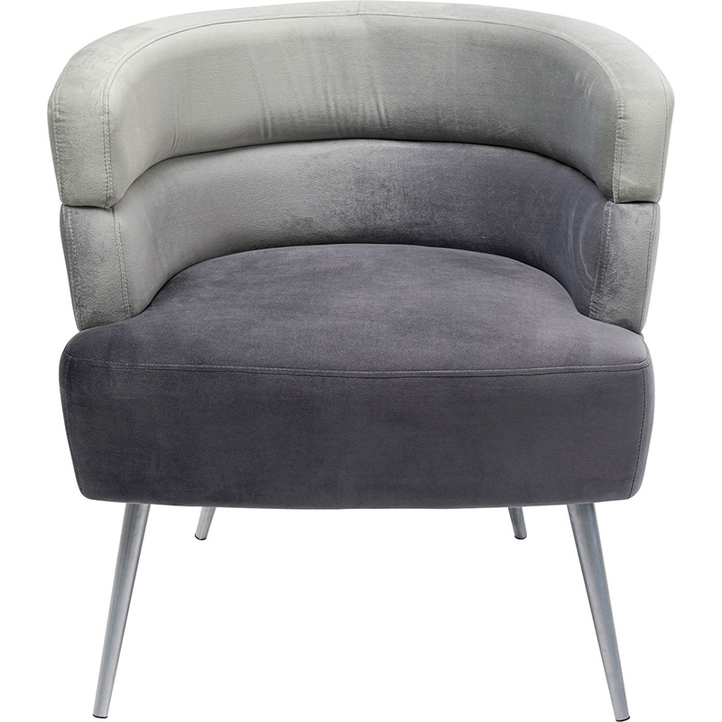 Кресло Gray Velvet Superposition Серый Кресло Gray Velvet Superposition Серый в Липецке | Loft Concept