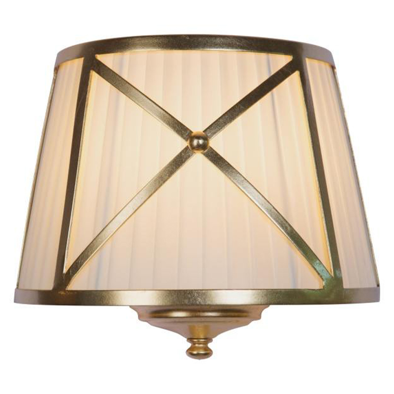 Бра Provence Lampshade Light Gold Wall Lamp Бежевый Золотой Бра Provence Lampshade Light Gold Wall Lamp Бежевый Золотой в Липецке | Loft Concept