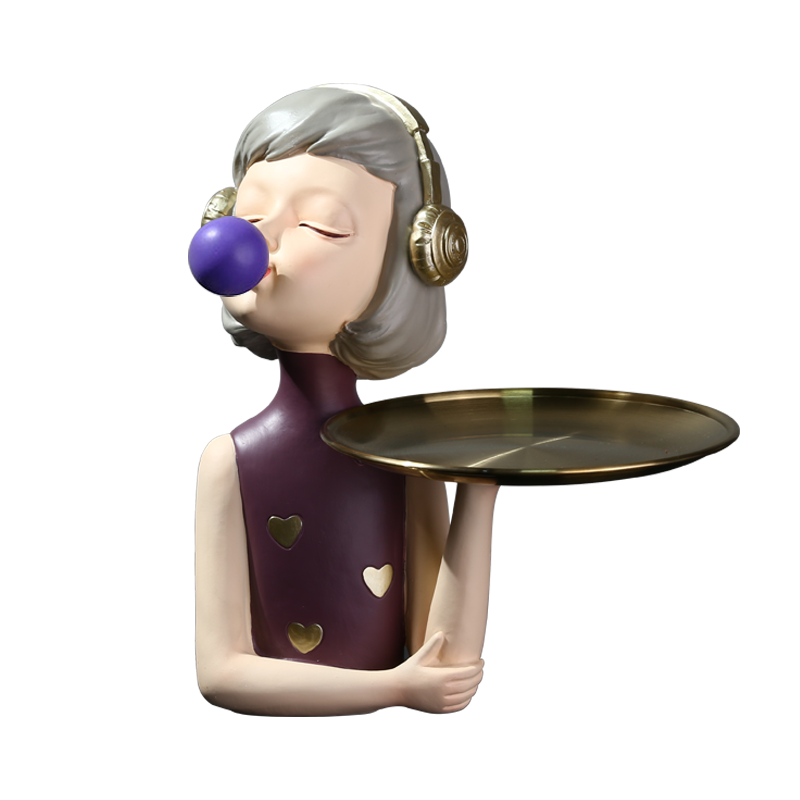 Статуэтка Bubble Gum purple Мульти Статуэтка Bubble Gum purple Мульти в Липецке | Loft Concept