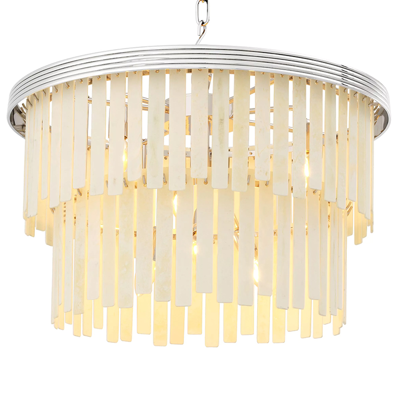 Люстра Eichholtz Chandelier Arizona S Nickel ivory ( слоновая кость ) Никель Люстра Eichholtz Chandelier Arizona S Nickel ivory ( слоновая кость ) Никель в Липецке | Loft Concept