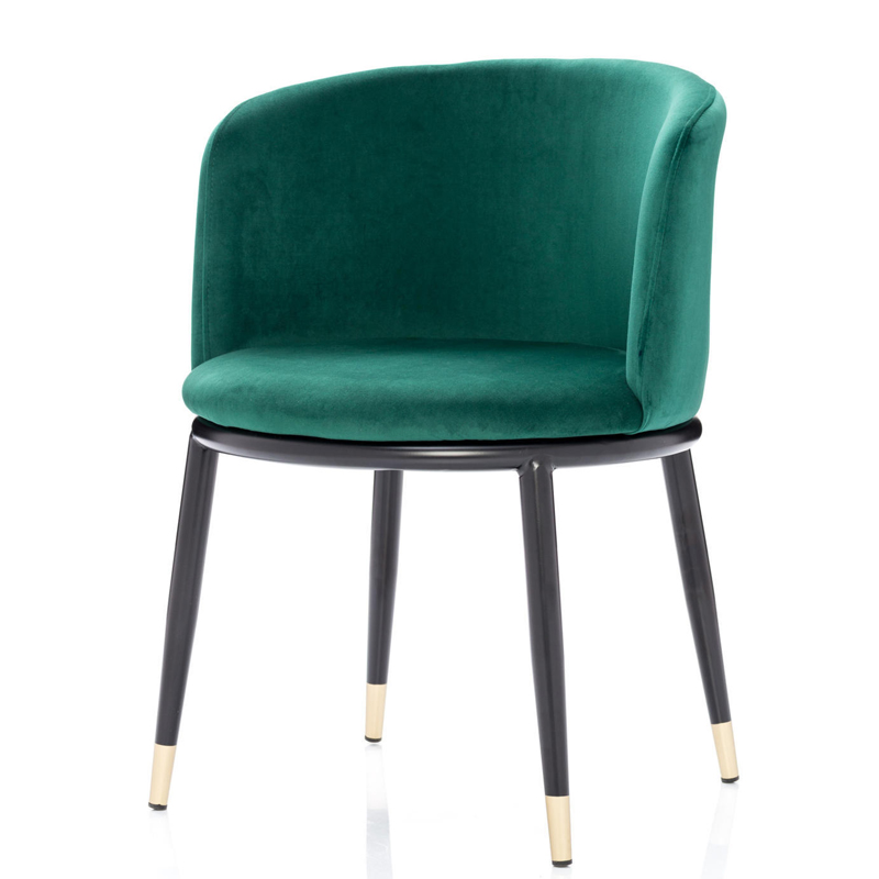 Стул Dining Chair Foucault Green Зеленый Черный Золотой Стул Dining Chair Foucault Green Зеленый Черный Золотой в Липецке | Loft Concept