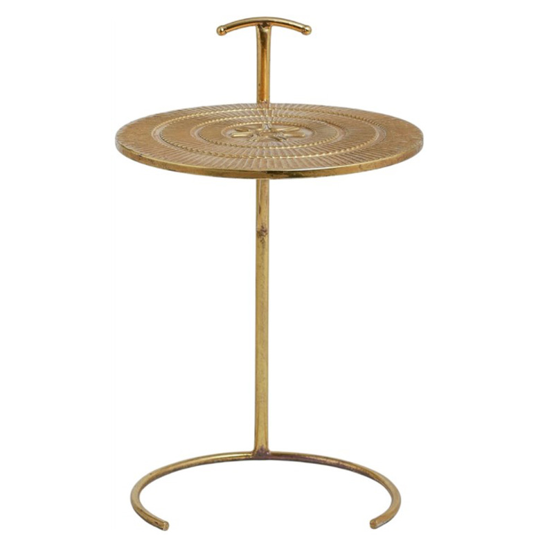 Приставной стол Zethar Side table Золотой Приставной стол Zethar Side table Золотой в Липецке | Loft Concept
