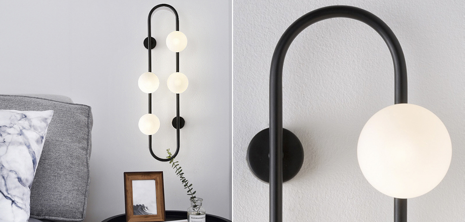 Бра HOOP WALL Lamp Black 4 Бра HOOP WALL Lamp Black 4 - Loft-Concept в Липецке