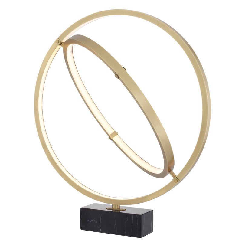 Настольная лампа Eichholtz Table Lamp Cassini Латунь Античная полированная Черный Мрамор Nero Настольная лампа Eichholtz Table Lamp Cassini Латунь Античная полированная Черный Мрамор Nero в Липецке | Loft Concept
