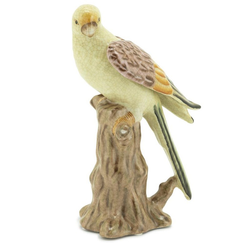 Статуэтка Parrot With Trunk Right Мульти Желтый Коричневый Статуэтка Parrot With Trunk Right Мульти Желтый Коричневый в Липецке | Loft Concept