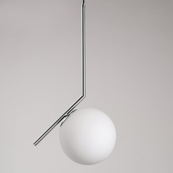 Люстра IC Lighting Flos Chrome Хром Белый Люстра IC Lighting Flos Chrome Хром Белый в Липецке | Loft Concept