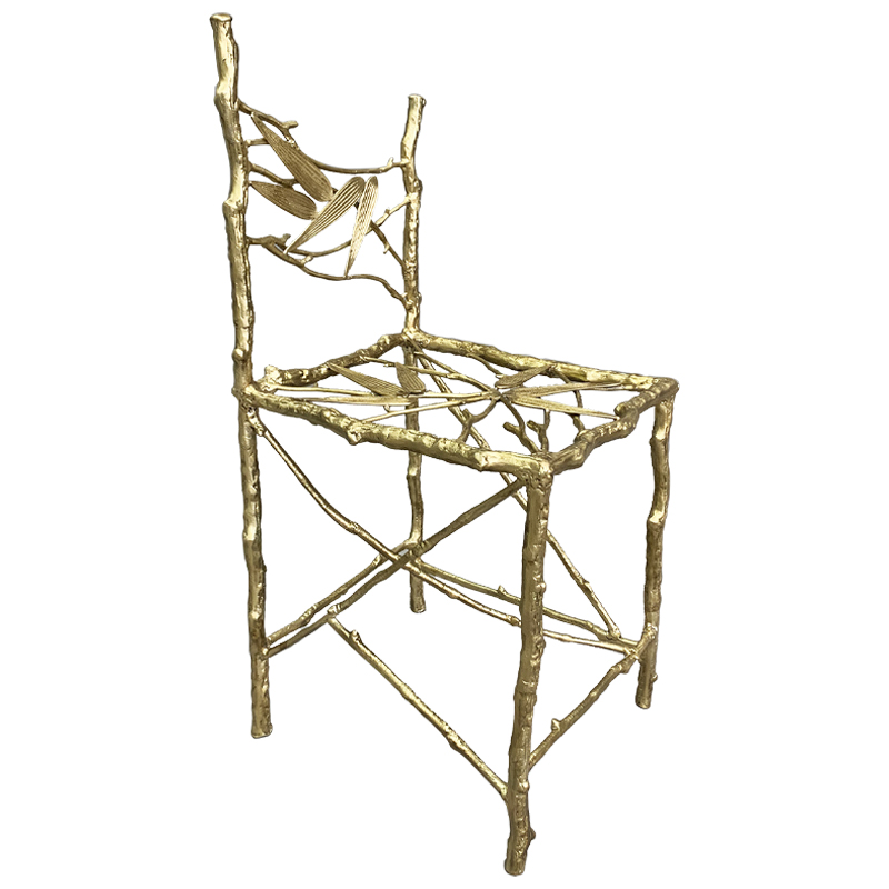 Стул Golden Bamboo Chair Золотой Стул Golden Bamboo Chair Золотой в Липецке | Loft Concept