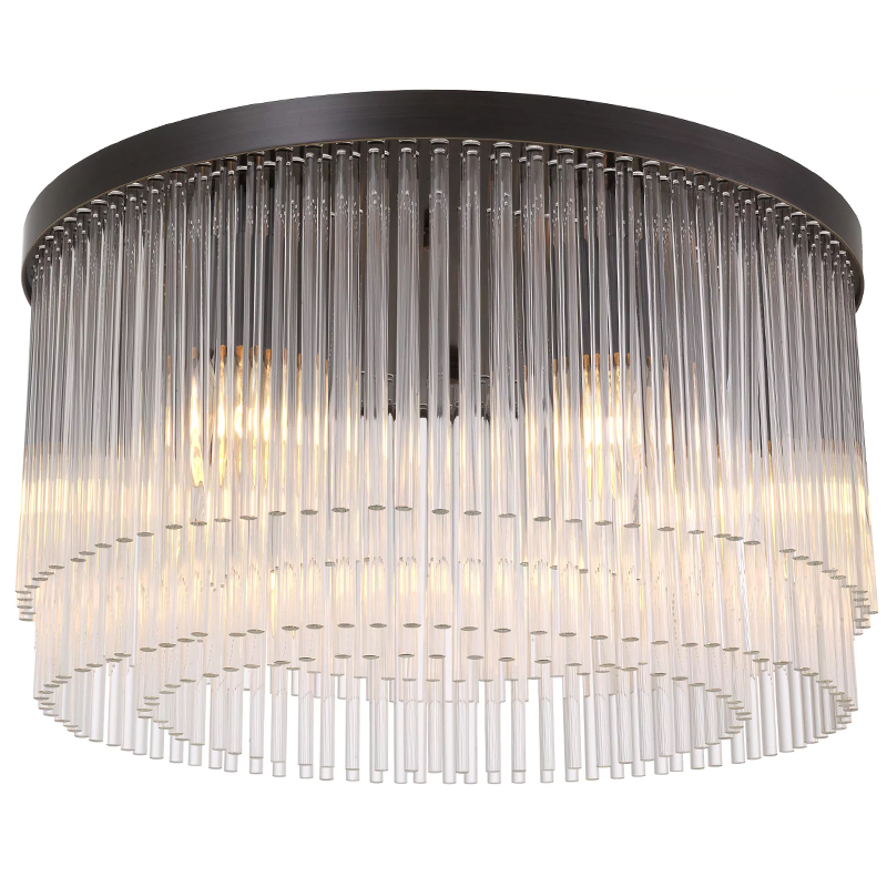 Потолочный светильник Eichholtz Ceiling Lamp Hector Bronze Прозрачное Стекло Темная бронза Потолочный светильник Eichholtz Ceiling Lamp Hector Bronze Прозрачное Стекло Темная бронза в Липецке | Loft Concept