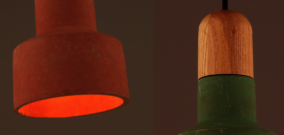 Подвесной светильник Art Concrete Wooden Cope Подвесной светильник Art Concrete Wooden Cope - Loft-Concept в Липецке