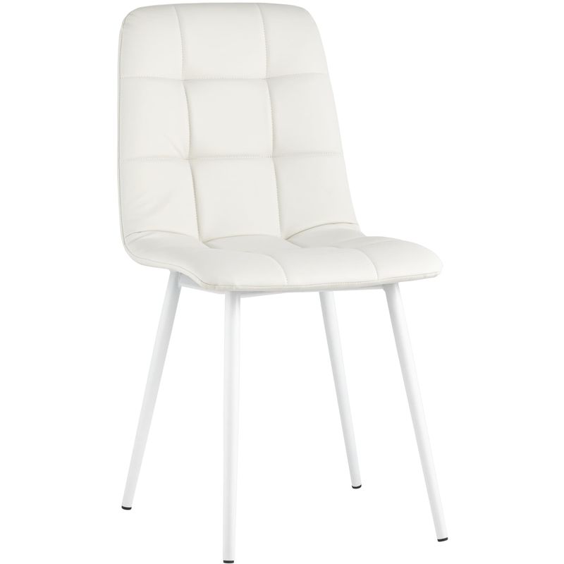 Стул NANCY S Chair Белая Экокожа Белый Стул NANCY S Chair Белая Экокожа Белый в Липецке | Loft Concept