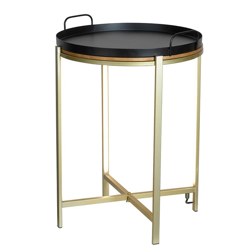 Приставной стол Nagib Side Table Bronze LED Бронза Приставной стол Nagib Side Table Bronze LED Бронза в Липецке | Loft Concept