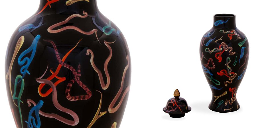 Ваза Seletti Vase Snakes Toiletpaper Ваза Seletti Vase Snakes Toiletpaper - Loft-Concept в Липецке