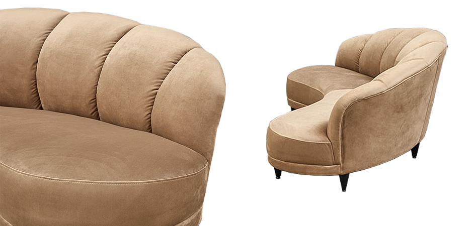 Диван Vanilla Croissant Sofa Диван Vanilla Croissant Sofa - Loft-Concept в Липецке