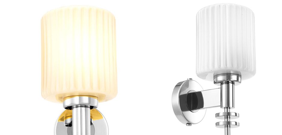 Бра Eichholtz Wall Lamp Ponza Nickel Бра Eichholtz Wall Lamp Ponza Nickel - Loft-Concept в Липецке