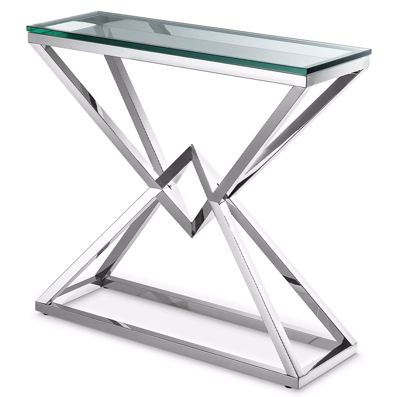 Консоль Eichholtz Console Table Connor S Серебряный Прозрачное Стекло Консоль Eichholtz Console Table Connor S Серебряный Прозрачное Стекло в Липецке | Loft Concept