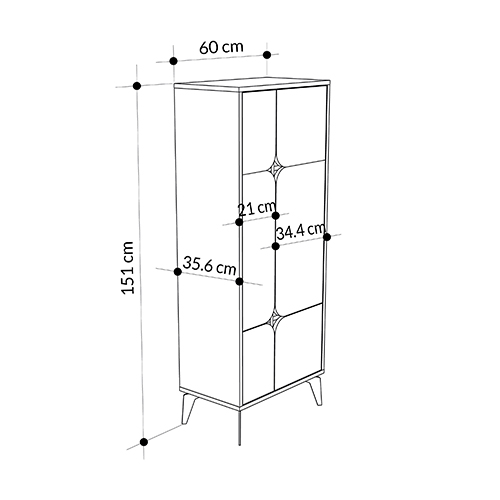 Комод белый с 4-мя дверцами на металлических ножках SPARK MULTIPURPOSE CABINET WHITE Комод белый с 4-мя дверцами на металлических ножках SPARK MULTIPURPOSE CABINET WHITE в Липецке