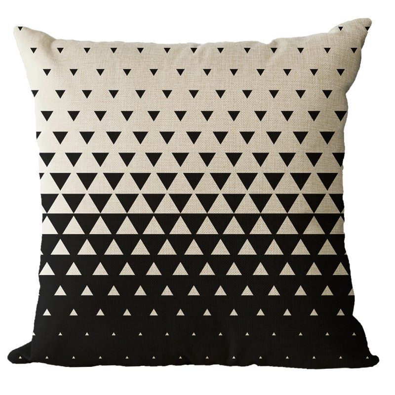 Декоративная подушка Black and White Pattern #7 Декоративная подушка Black and White Pattern #7 в Липецке | Loft Concept