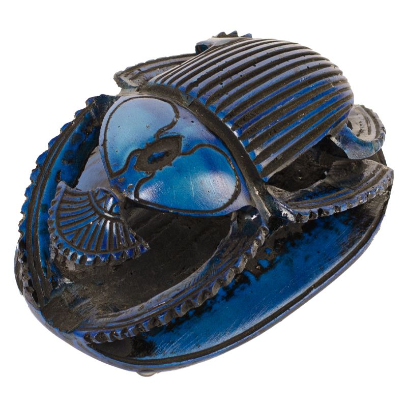 Статуэтка Скарабей Scarab Beetle dark blue Темно-синий Синий Статуэтка Скарабей Scarab Beetle dark blue Темно-синий Синий в Липецке | Loft Concept
