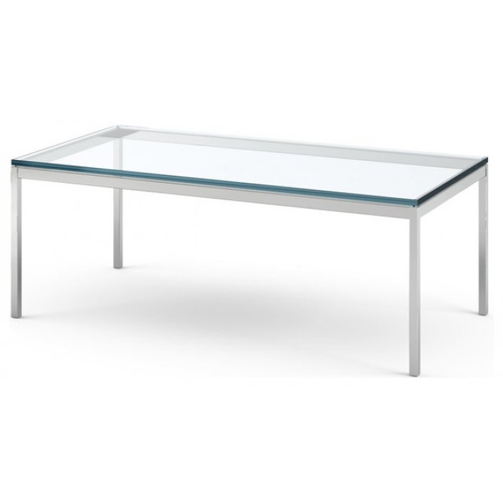 Стол Florence Knoll Coffee Table Прозрачный Стол Florence Knoll Coffee Table Прозрачный в Липецке | Loft Concept