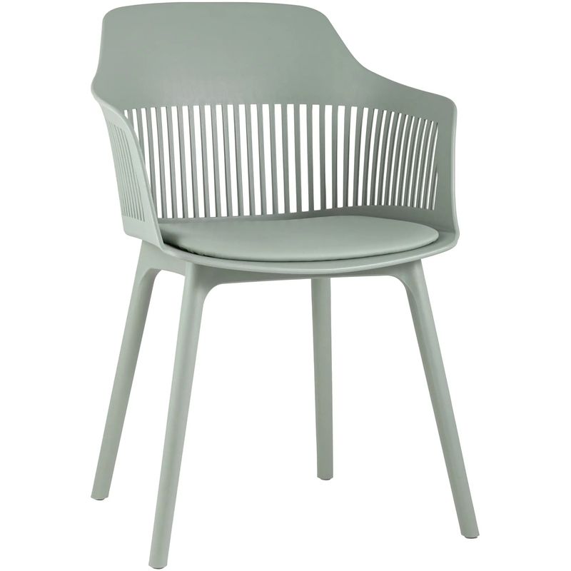 Стул Crocus Chair Серо-Зеленый цвет Подушка эко-кожа Античный зеленый Стул Crocus Chair Серо-Зеленый цвет Подушка эко-кожа Античный зеленый в Липецке | Loft Concept