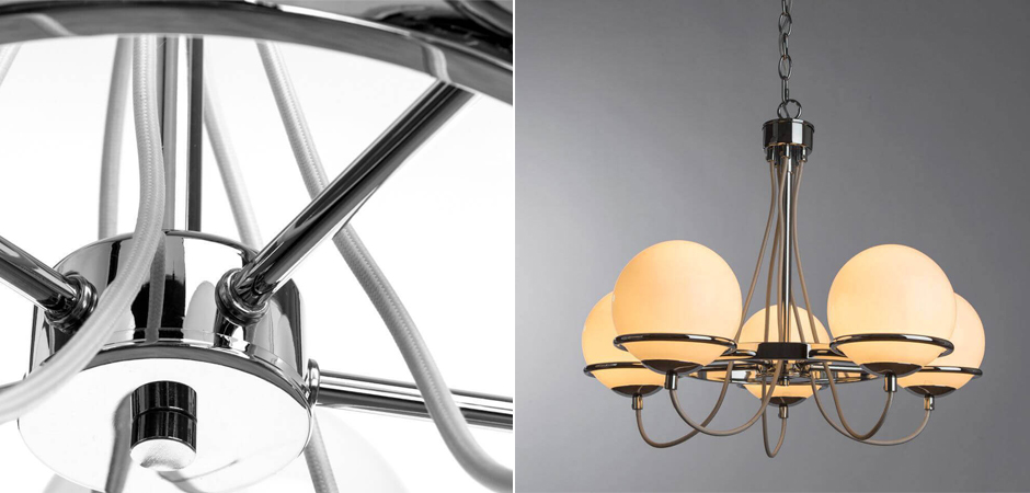 Люстра Melissa Chandelier Chromium 5 Люстра Melissa Chandelier Chromium 5 - Loft-Concept в Липецке