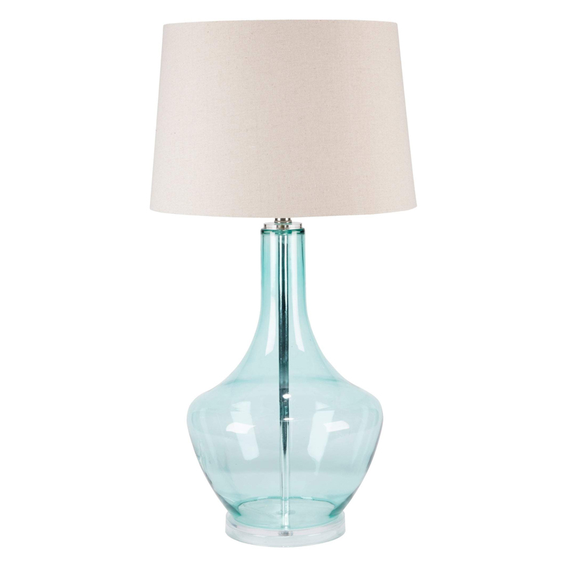 Настольная лампа Fantina Table lamp blue Белый Светло-голубой Настольная лампа Fantina Table lamp blue Белый Светло-голубой в Липецке | Loft Concept