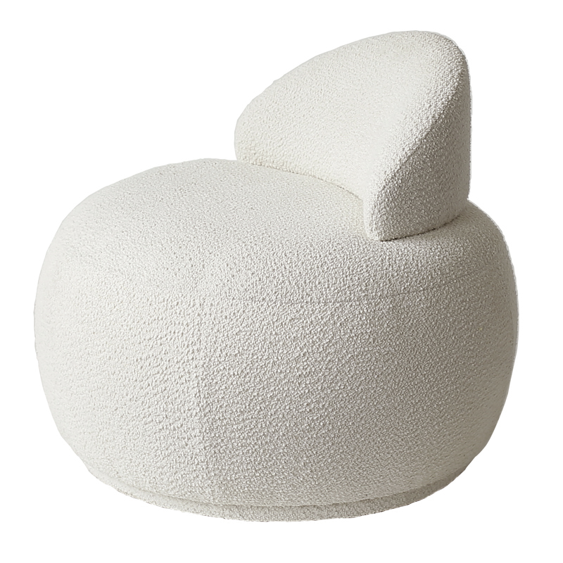 Кресло Boucle Snowball Armchair Белый Кресло Boucle Snowball Armchair Белый в Липецке | Loft Concept