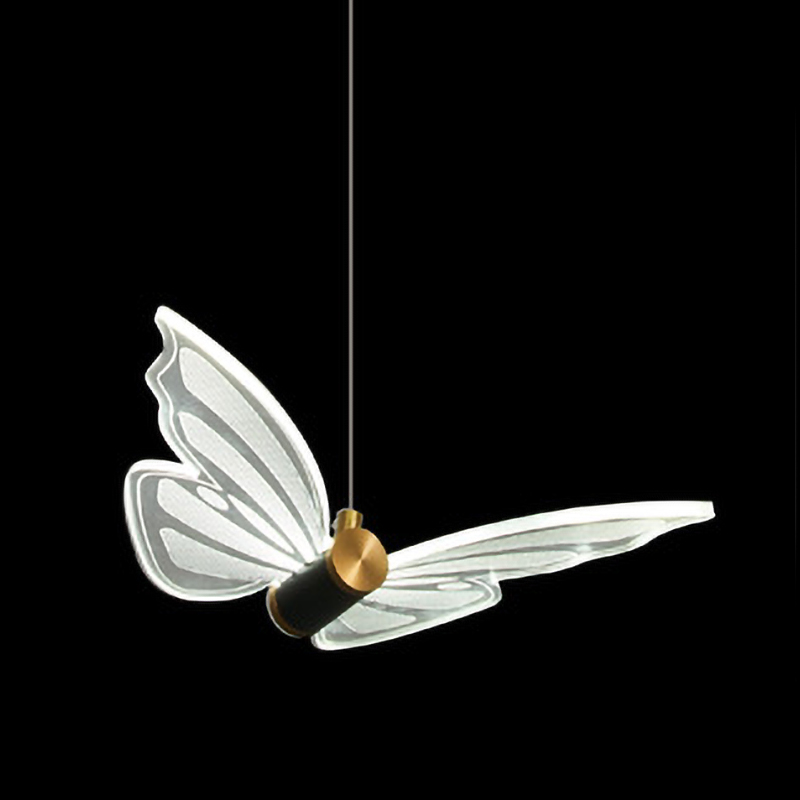 Люстра Glass butterfly chandelier B Глянцевое золото Прозрачный Черный Люстра Glass butterfly chandelier B Глянцевое золото Прозрачный Черный в Липецке | Loft Concept