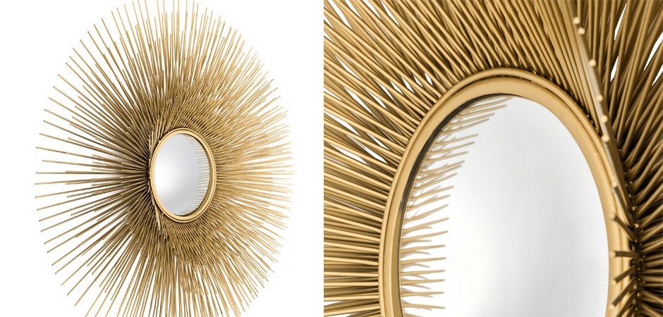 Зеркало Eichholtz Mirror Solaris L Зеркало Eichholtz Mirror Solaris L - Loft-Concept в Липецке