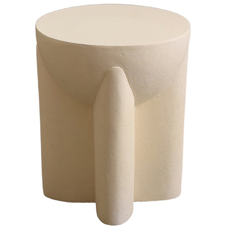 Приставной стол Lava Stone Side Table Полимер Бежевый Приставной стол Lava Stone Side Table Полимер Бежевый в Липецке | Loft Concept