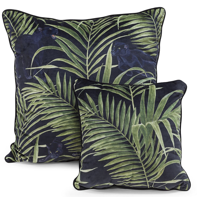 Комплект подушек SET PILLOW ABHIKA black-green Зеленый Черный Комплект подушек SET PILLOW ABHIKA black-green Зеленый Черный в Липецке | Loft Concept
