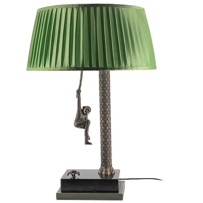 Настольная лампа Джунгли Table Lamp Jungle Green Латунь Античная полированная Черный Мрамор Nero Зеленый Настольная лампа Джунгли Table Lamp Jungle Green Латунь Античная полированная Черный Мрамор Nero Зеленый в Липецке | Loft Concept