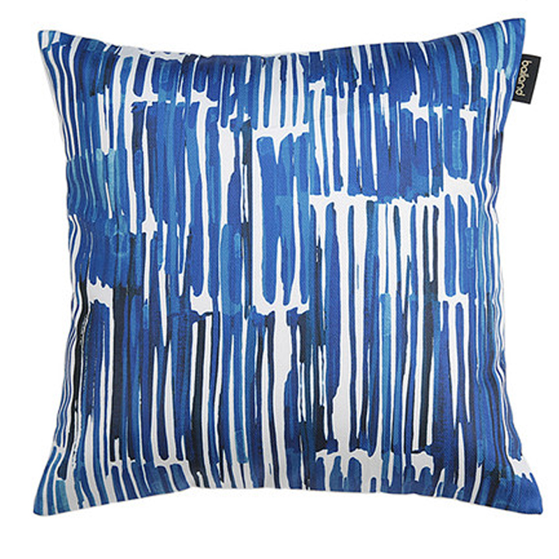 Подушка Pillow Indigo blue Синий Белый Подушка Pillow Indigo blue Синий Белый в Липецке | Loft Concept