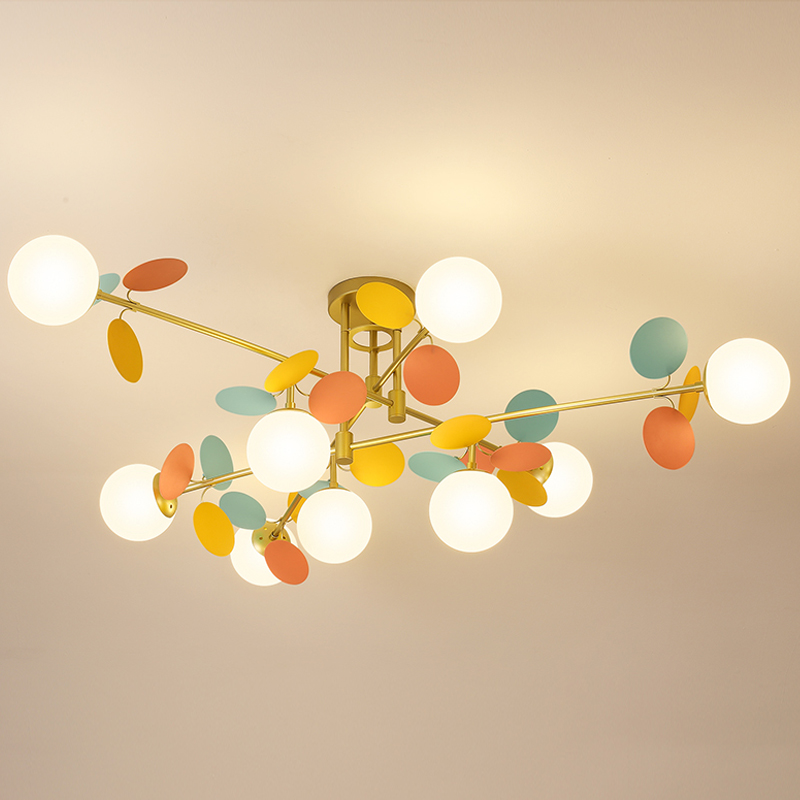 Люстра MATISSE Chandelier Hedgehog Золотой Белый Черно-белый Мульти Люстра MATISSE Chandelier Hedgehog Золотой Белый Черно-белый Мульти в Липецке | Loft Concept